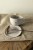 Talerzyk spodek ceramiczny 16 cm Stracciatella z filiżanką 300 ml
