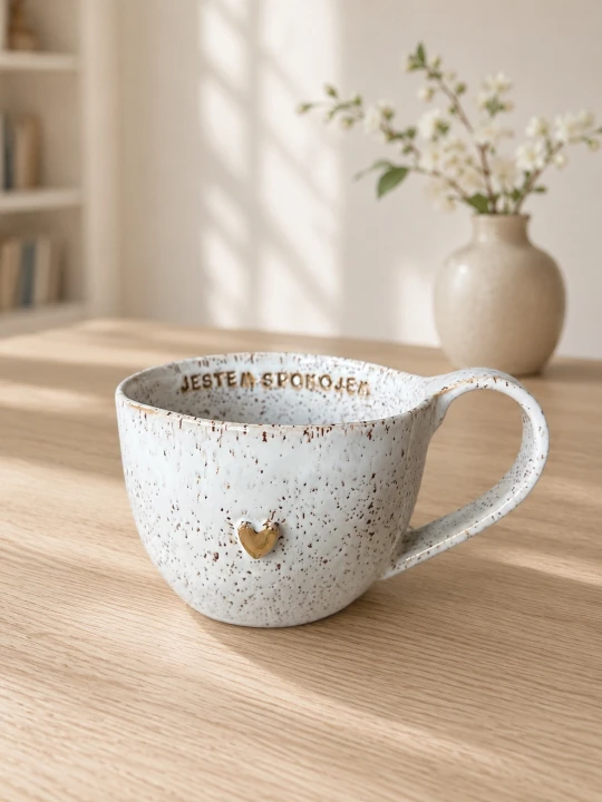 Kubek 400 ml stracciatella jestem spokojem.jpg